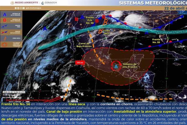 Se espera que termómetro alcance los 40°C hoy en Sinaloa