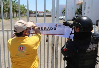 Policía Estatal Preventiva y PC clausuran dos moteles en Culiacán