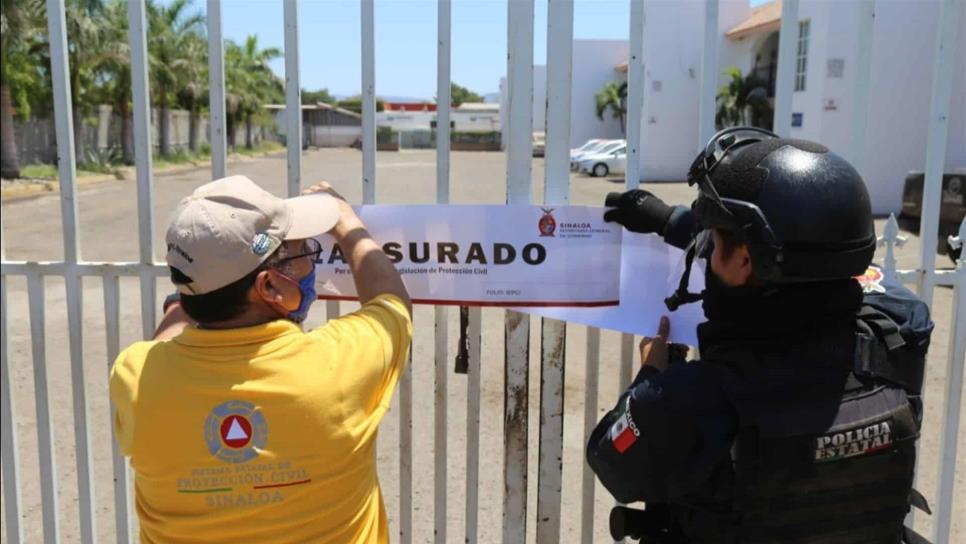 Policía Estatal Preventiva y PC clausuran dos moteles en Culiacán Policía Estatal Preventiva y PC clausuran dos moteles en Culiacán