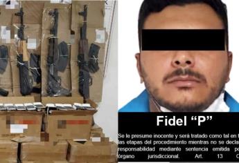 Traía a Sinaloa cuatro AK-47 y 20 mil cartuchos, pero lo detienen en Estación Don