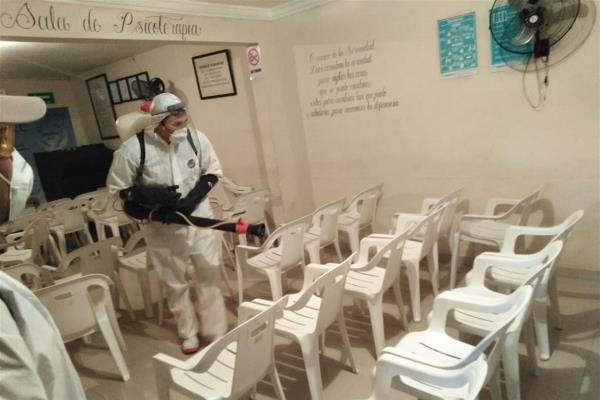 Sanitiza Jurisdicción Sanitaria centros de rehabilitación de Ahome