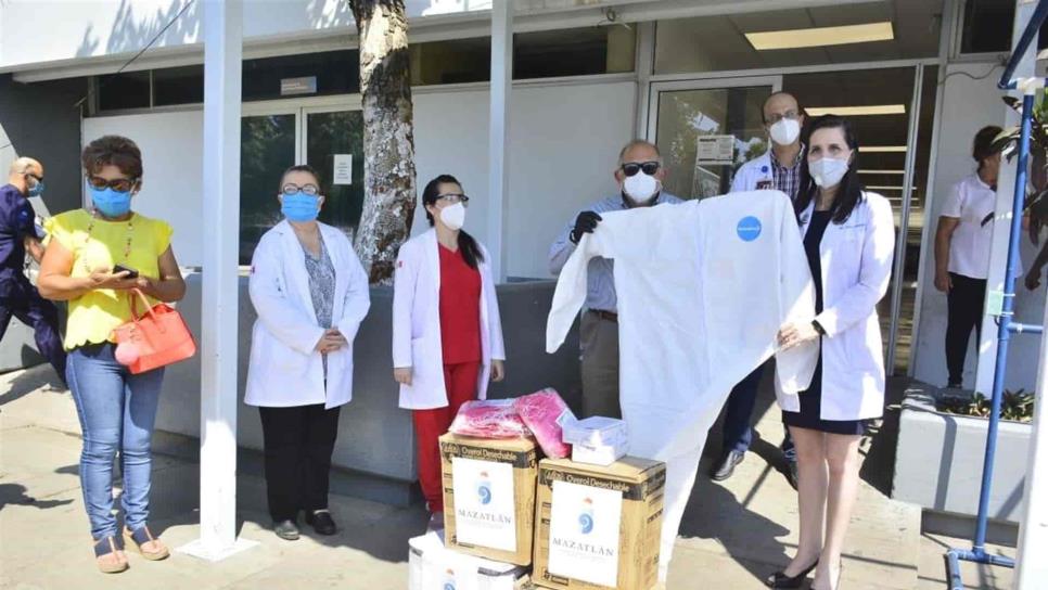 Donan equipo médico de protección a la clínica del ISSSTE Mazatlán