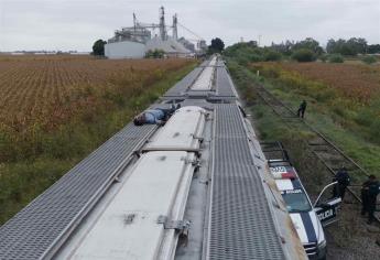 Localizan a un “trampa” muerto en el lomo de un furgón del tren en Guasave