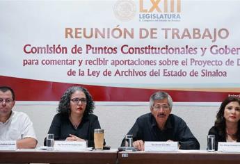 Quedan 12 días para que Sinaloa apruebe Ley de Archivos