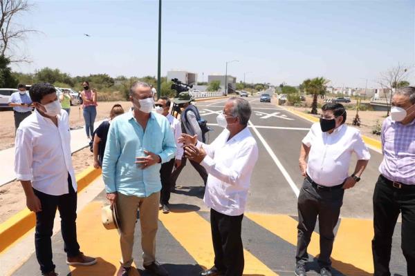 Inauguran nuevo acceso al bulevar Miguel Tamayo en Culiacán