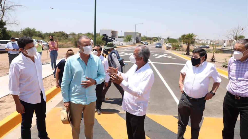 Inauguran nuevo acceso al bulevar Miguel Tamayo en Culiacán