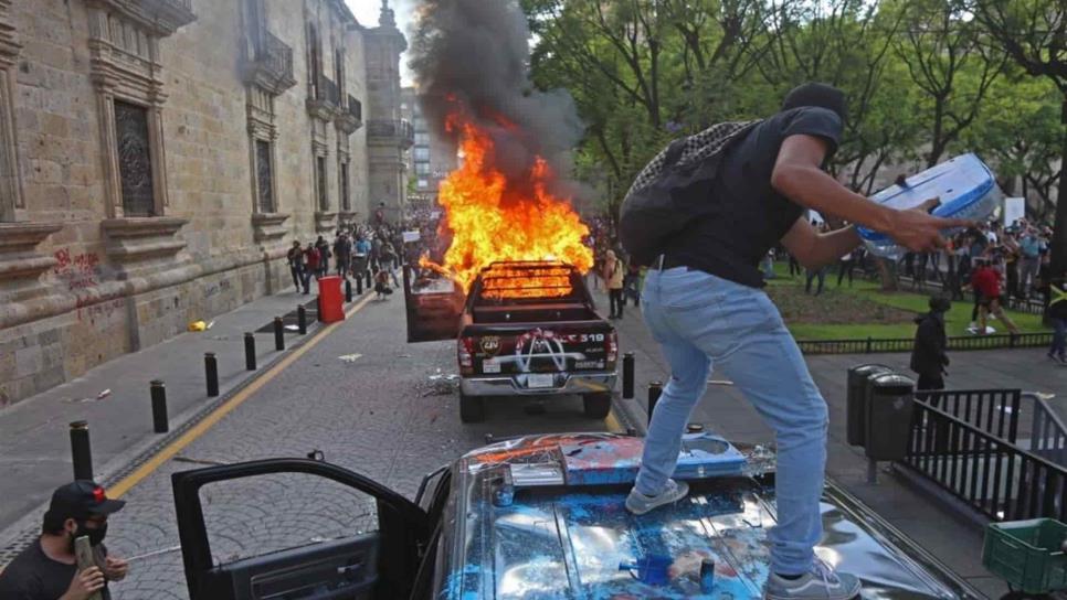 Más detenidos en manifestaciones en Guadalajara Más detenidos en manifestaciones en Guadalajara