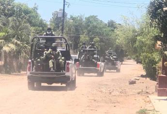 Ante amenazas de grupo armado, Guardia Nacional vigila casilla en La Despensa