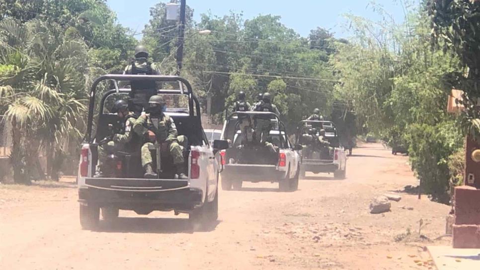 Ante amenazas de grupo armado, Guardia Nacional vigila casilla en La Despensa