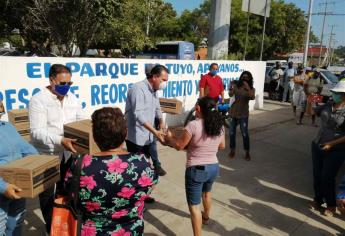 Avanza programa de Empleo Temporal y entrega de despensas a pescadores