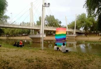 Colocan banderas de la diversidad sexual en Culiacán