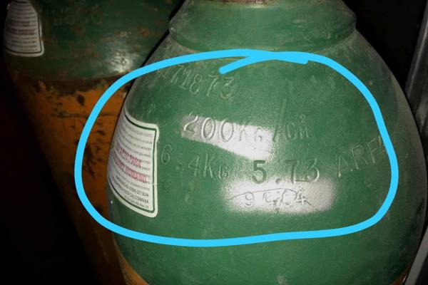 ¿Piensas comprar un tanque de oxígeno? Verifica su prueba hidrostática
