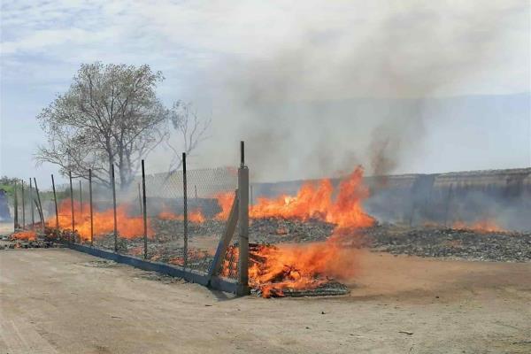 Se incendia bodega de materiales rústicos y otra de tarimas