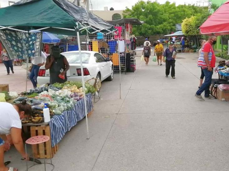 Oferentes del tianguis de la Flores Magón en Mazatlán piden 