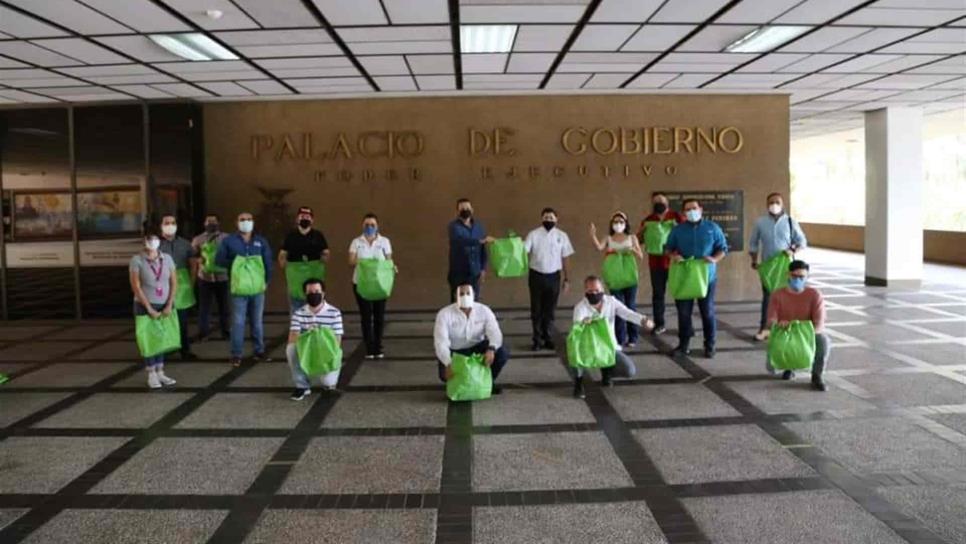 Integrantes de Intercamaral Juvenil reciben paquetes sanitarios anti Covid-19