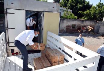 Dona Bachoco pollo al Ayuntamiento de Ahome; suman 6 t en cuarentena