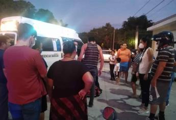 Un motociclista lesionado en accidente en el ejido El Macapul