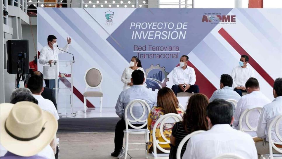 Presentan en Topolobampo el proyecto Red Ferroviaria Transnacional