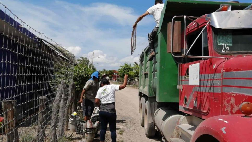 Recolectan 13 t de cacharros sólo en una comunidad de Escuinapa