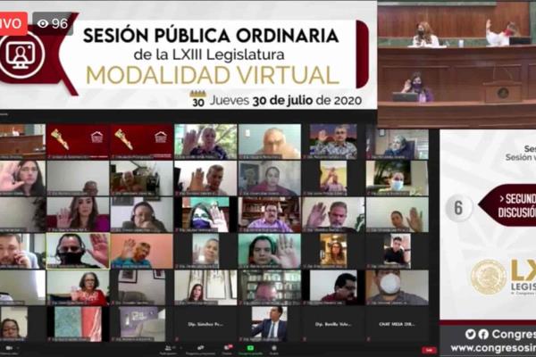 Congreso vota a favor de los informes de las cuentas públicas del gobierno de Sinaloa