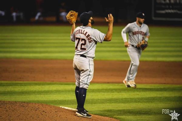 Humberto Castellanos debuta en victoria de Astros