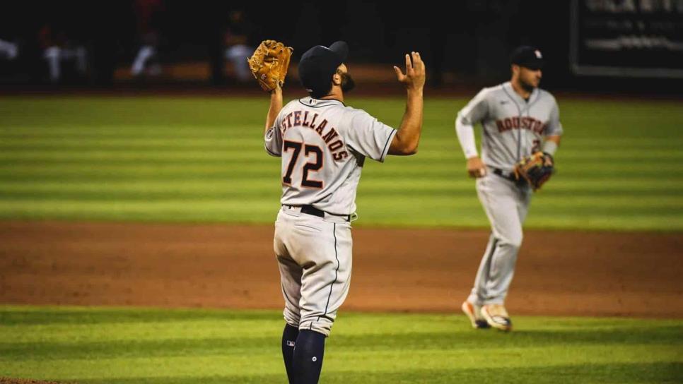 Humberto Castellanos debuta en victoria de Astros