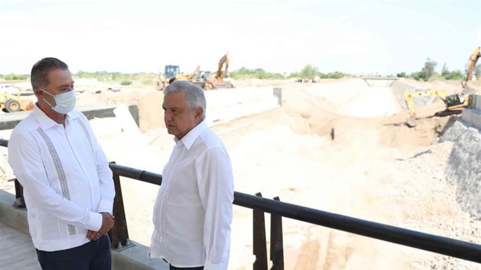 Es un hecho, AMLO pondrá 198 mdp para concluir obra del Dren Bacurimí