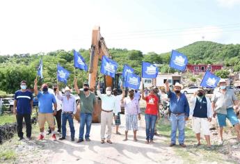 Inicia desazolve de canal en beneficio de pescadores de Agua Verde