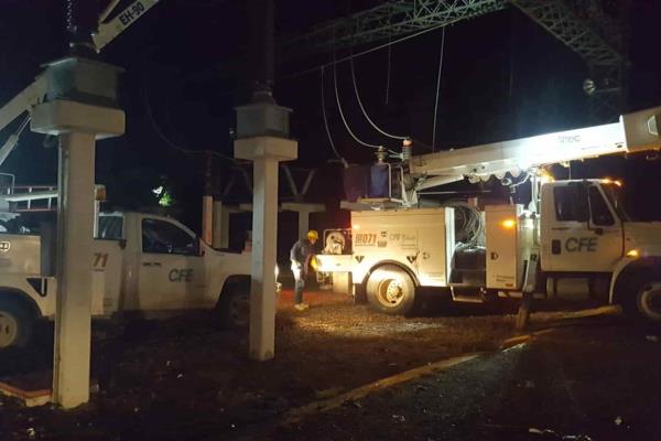 Daño en transformador provocó suspensión del servicio de energía en Los Mochis: CFE