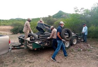 Retiran más de 5 toneladas de cacharros en San Blas, El Fuerte