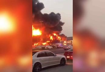 Reportan fuerte explosión en aeropuerto de Dubai