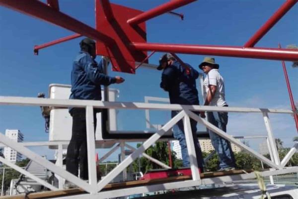 Rehabilitan canchas de usos múltiples en Mazatlán