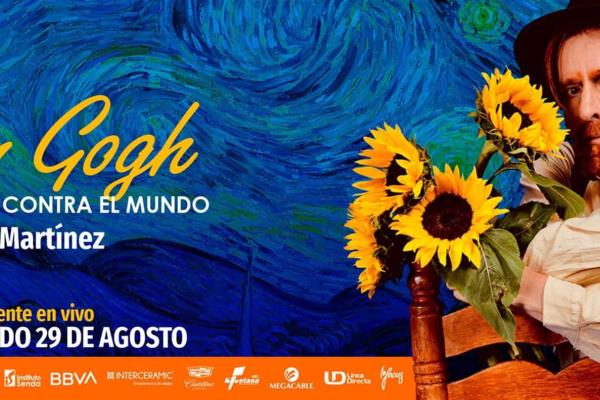 Invita Mario Iván Martínez a su obra Van Gogh, Un Girasol Contra el Mundo