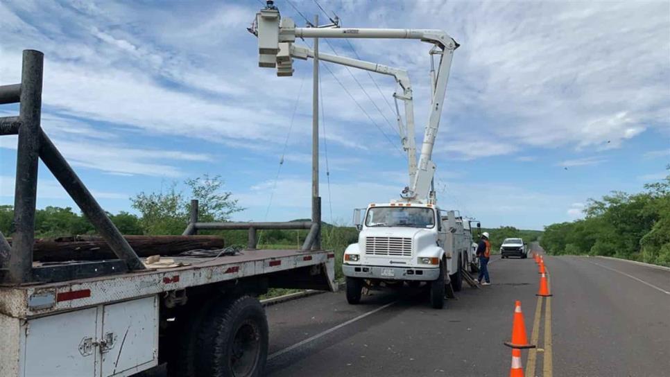 CFE suspenderá provisionalmente servicio en tres comunidades de Eldorado