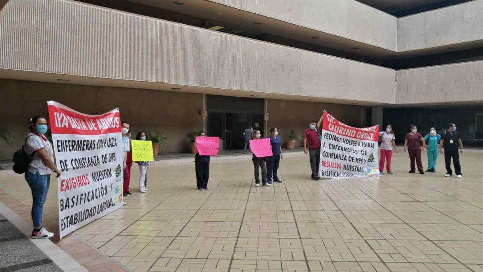 Se manifiesta de nuevo personal del Hospital Pediátrico en Culiacán