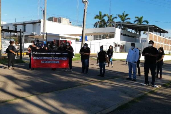 Paran labores trabajadores del Cecjude de Mazatlán