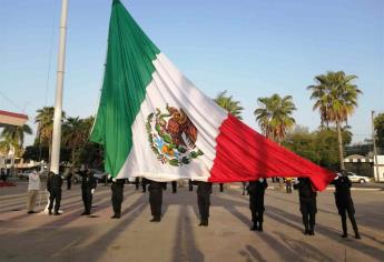 Izan bandera a toda asta en Ahome por la Independencia de México