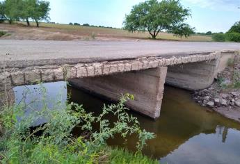 Denuncian incumplimiento en la reparación del puente que va hacia Bachomobampo I y II en Ahome