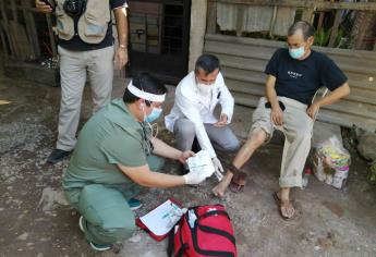 Llevan brigada médica y de servicios integrales a la colonia Tabachines II en Los Mochis