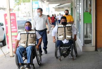 Permanecen recorridos en Mazatlán con la Campaña Banquetas Libres