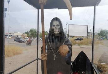 Derrumbarán altar de la Santa Muerte en Culiacán por no tener permiso