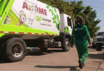 Recolección de basura en Ahome se regulariza en un 98 %