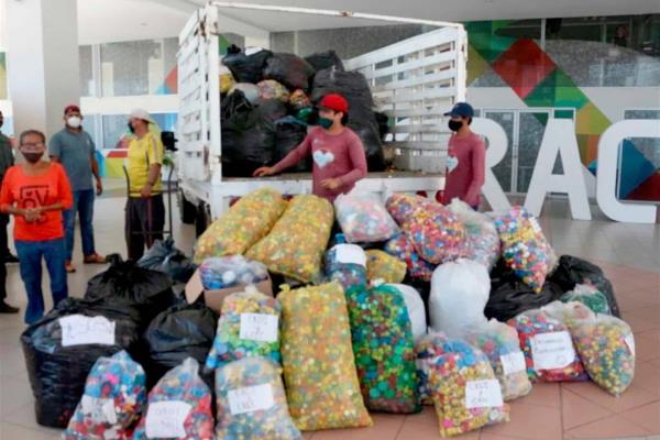 Realiza DIF Mazatlán colecta de tapitas de plástico