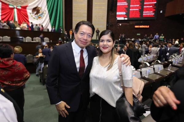 Merary Villegas felicita a Mario Delgado por ganar dirigencia nacional de Morena