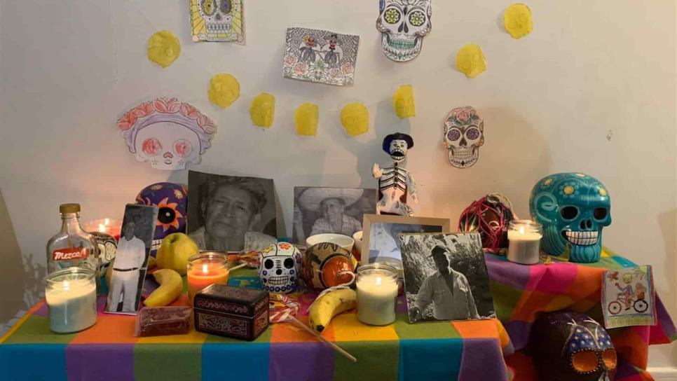 Un Día de Muertos diferente, honran a sus difuntos desde casa