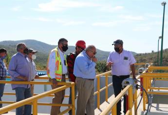 Inspeccionan avances de obra en Potabilizadora Miravalles en Mazatlán