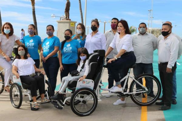 Implementa DIF Mazatlán Tricicletas para personas con discapacidad