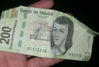 Detectan circulación de billetes falsos en Los Mochis