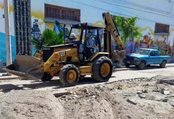 Ayuntamiento de Mazatlán mantiene activo programa de bacheo