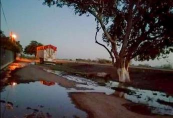 Denuncian fuga de grandes volúmenes de agua en planta de La Arrocera